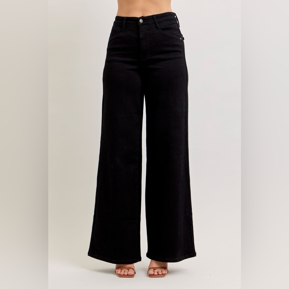 Black Wide-Leg Pants